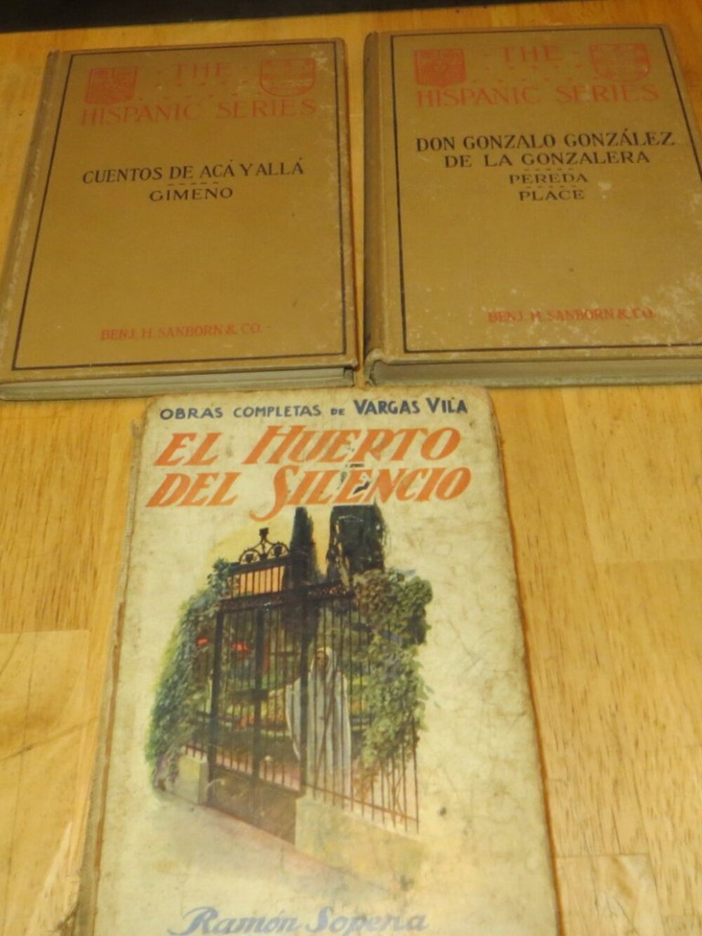 Set of 3 Vintage Hispanic Books